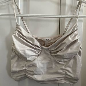 GARAGE- Crop tank top 🩶